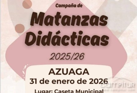Azuaga celebra una Matanza Didáctica el 31 de enero en la Caseta Municipal